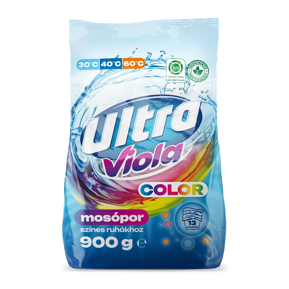 Mosópor 900 g (13 mosás) színes ruhákhoz Ultra Viola color
