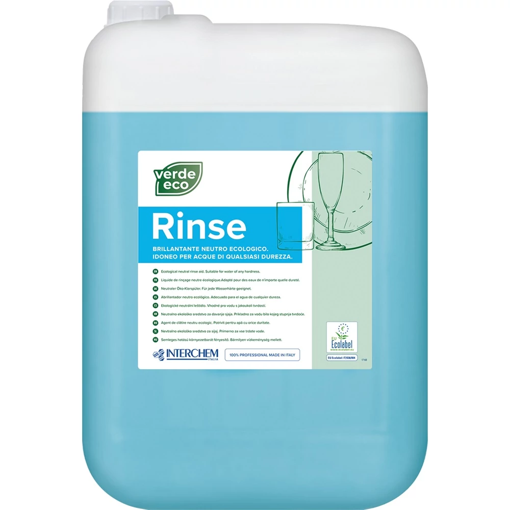 Öblítőszer gépi 10 liter Verde Eco Rinse