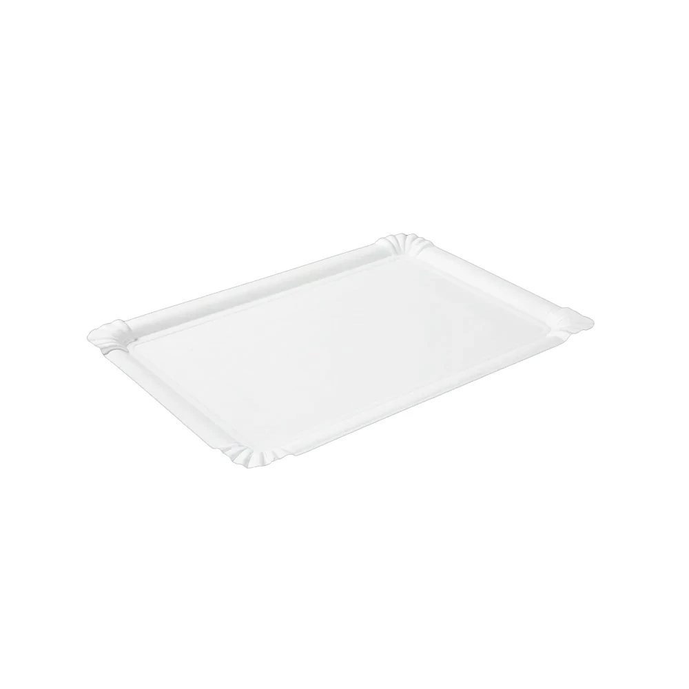 Papírtálca kerek D 23 cm 100 db/csomag, fehér