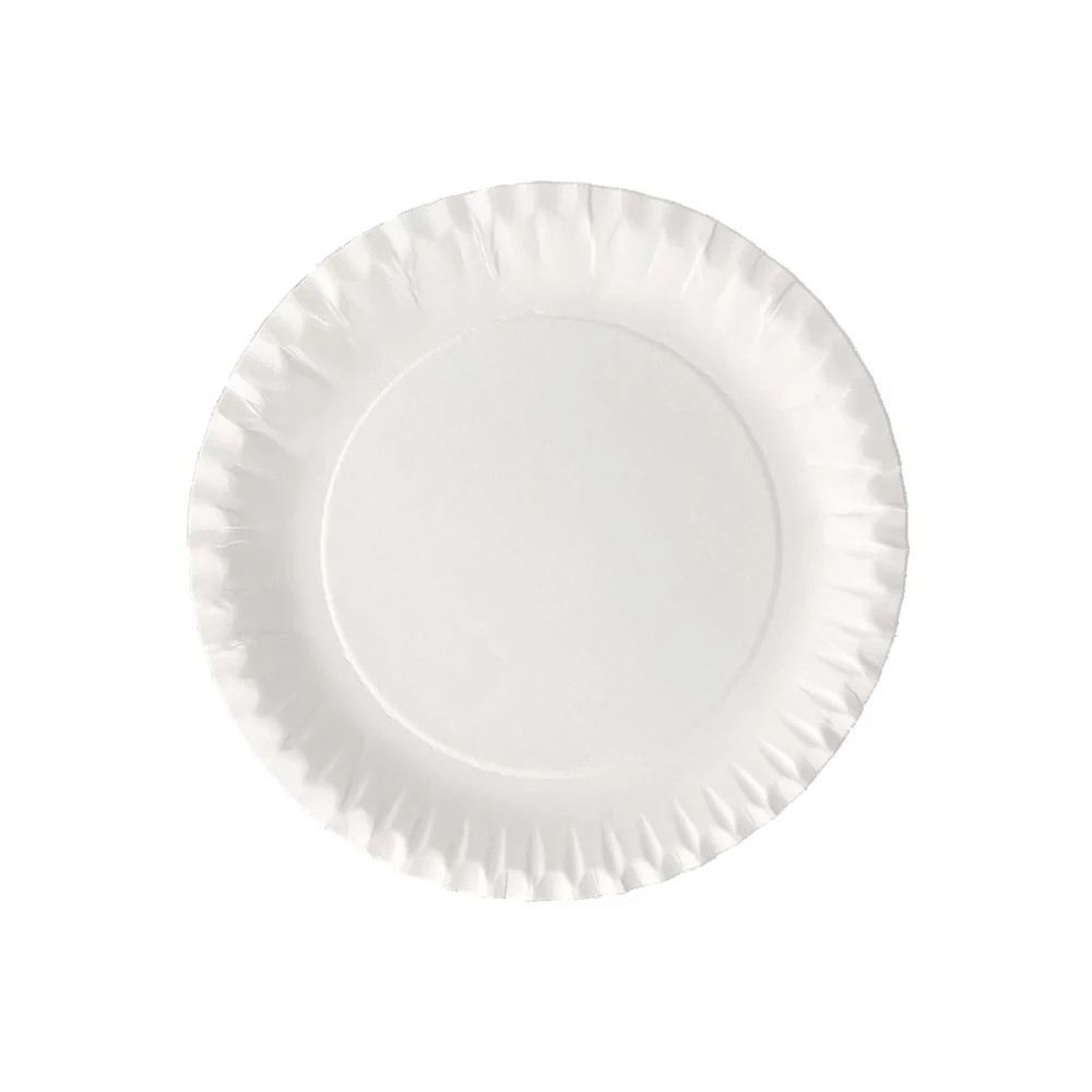 Papírtálca kerek D 28 cm 100 db/csomag, fehér
