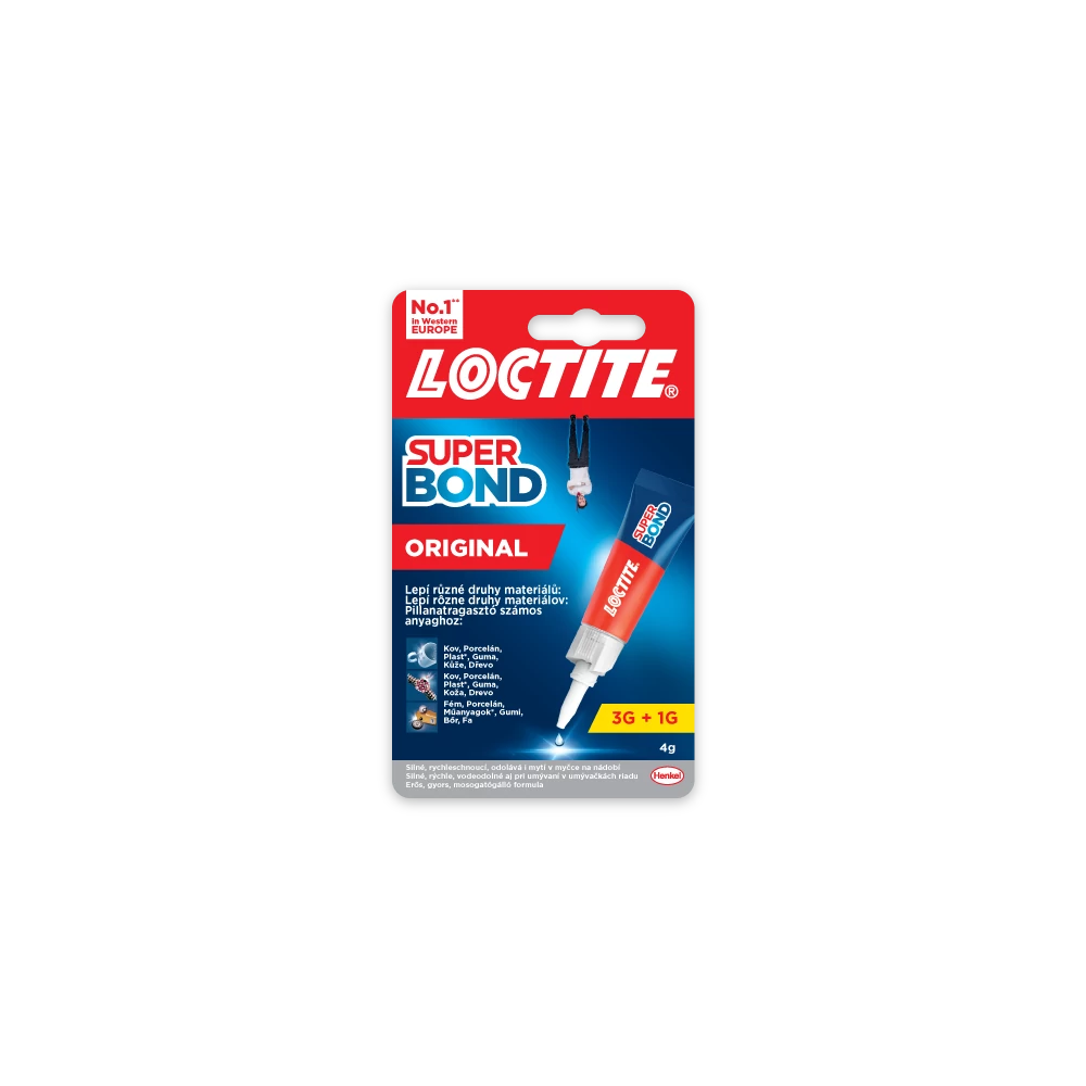 Pillanatragasztó 4g Loctite Super Bond Original