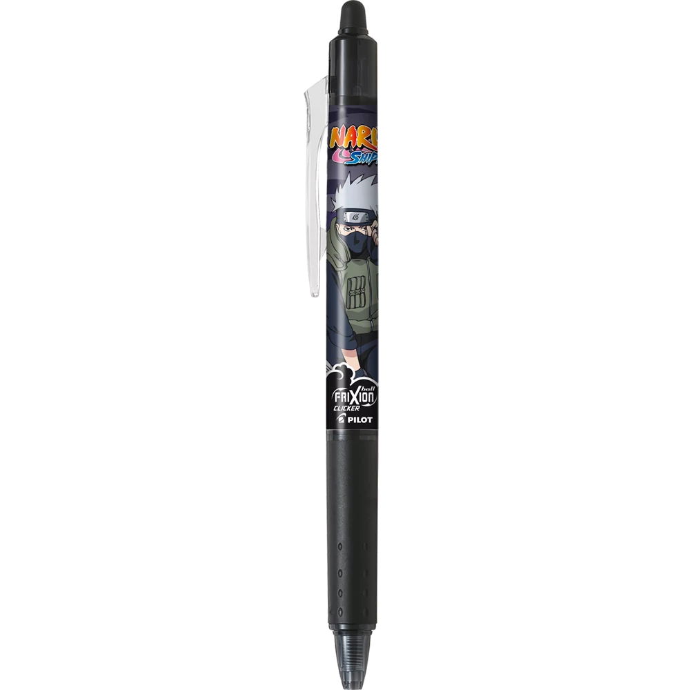 Rollertoll 0,7mm, törölhető nyomógombos Pilot Frixion Clicker Naruto, írásszín fekete
