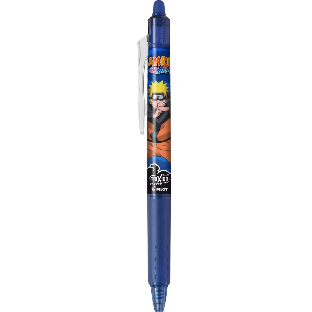 Rollertoll 0,7mm, törölhető nyomógombos Pilot Frixion Clicker Naruto, írásszín kék