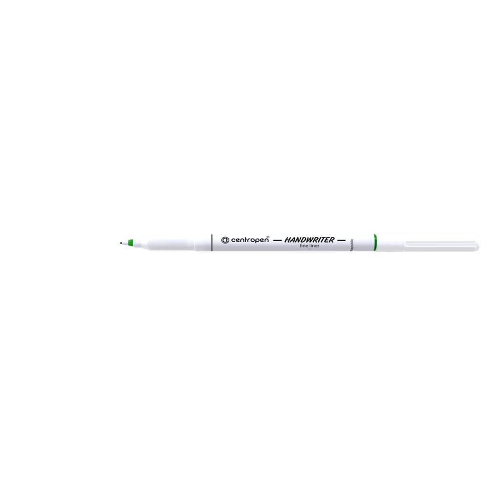Rostirón, tűfilc 0,5 mm, kupakos Centropen 2551 zöld