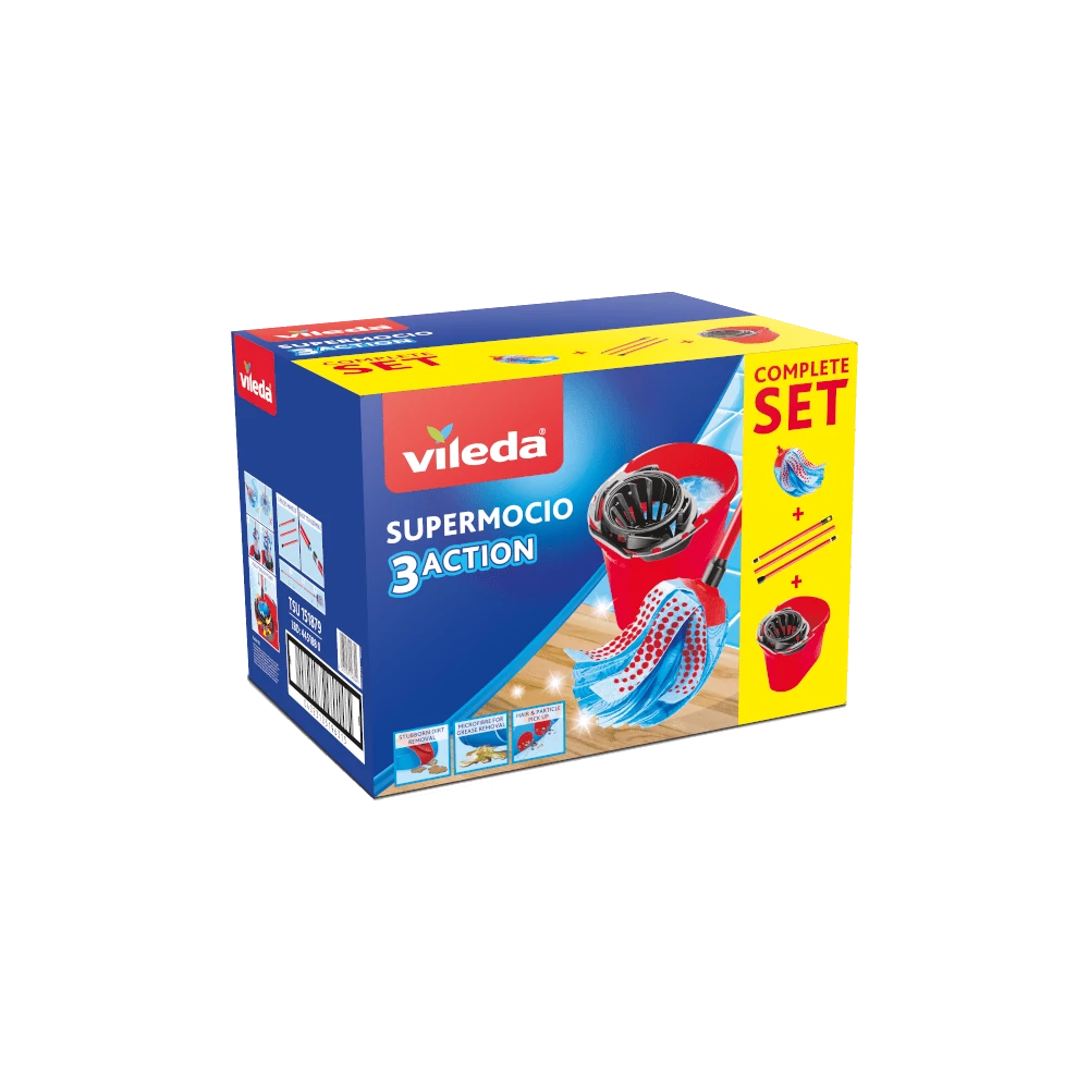 Felmosó szett mikroszálas_Supermocio Set Vileda_F1532V