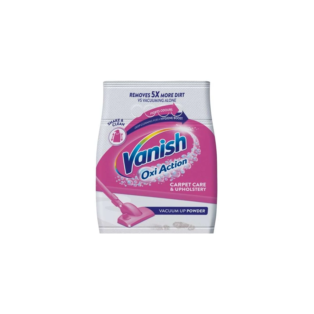 Szőnyeg- és kárpittisztító por 650 g Vanish Oxi Action értékcsökkent
