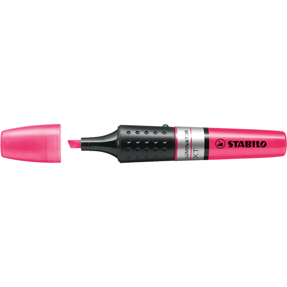 Szövegkiemelő 2-5mm, hengeres test Stabilo Luminator rózsaszín
