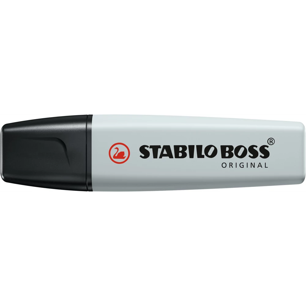 Szövegkiemelő 2-5mm, vágott hegyű, STABILO Boss original Pastel szürke