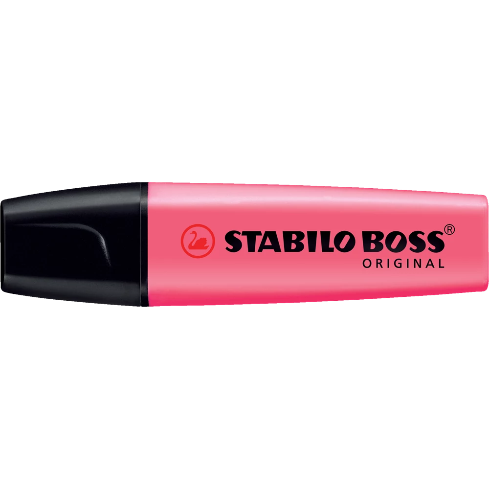 Szövegkiemelő 2-5mm, vágott hegyű, STABILO Boss original ciklámen
