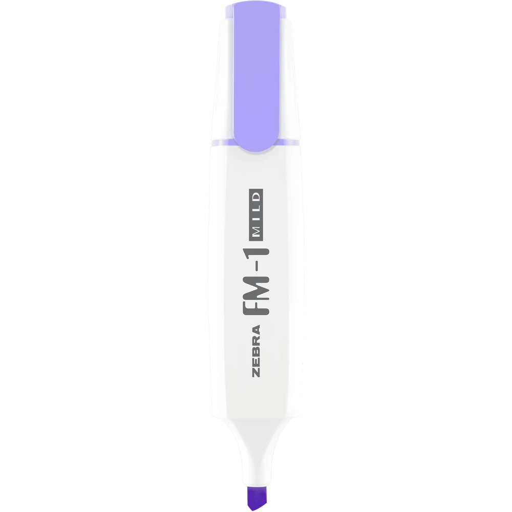 Szövegkiemelő 3,5 mm, Zebra FM-1 Mild, lila