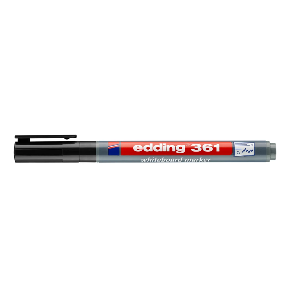 Táblamarker 1mm, kerek Edding 361 fekete