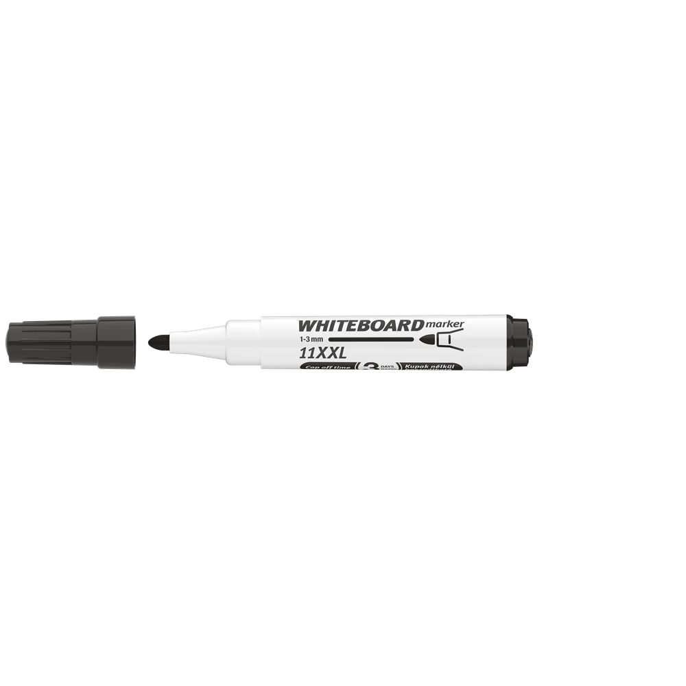 Táblamarker 3mm, kerek Ico 11XXL fekete
