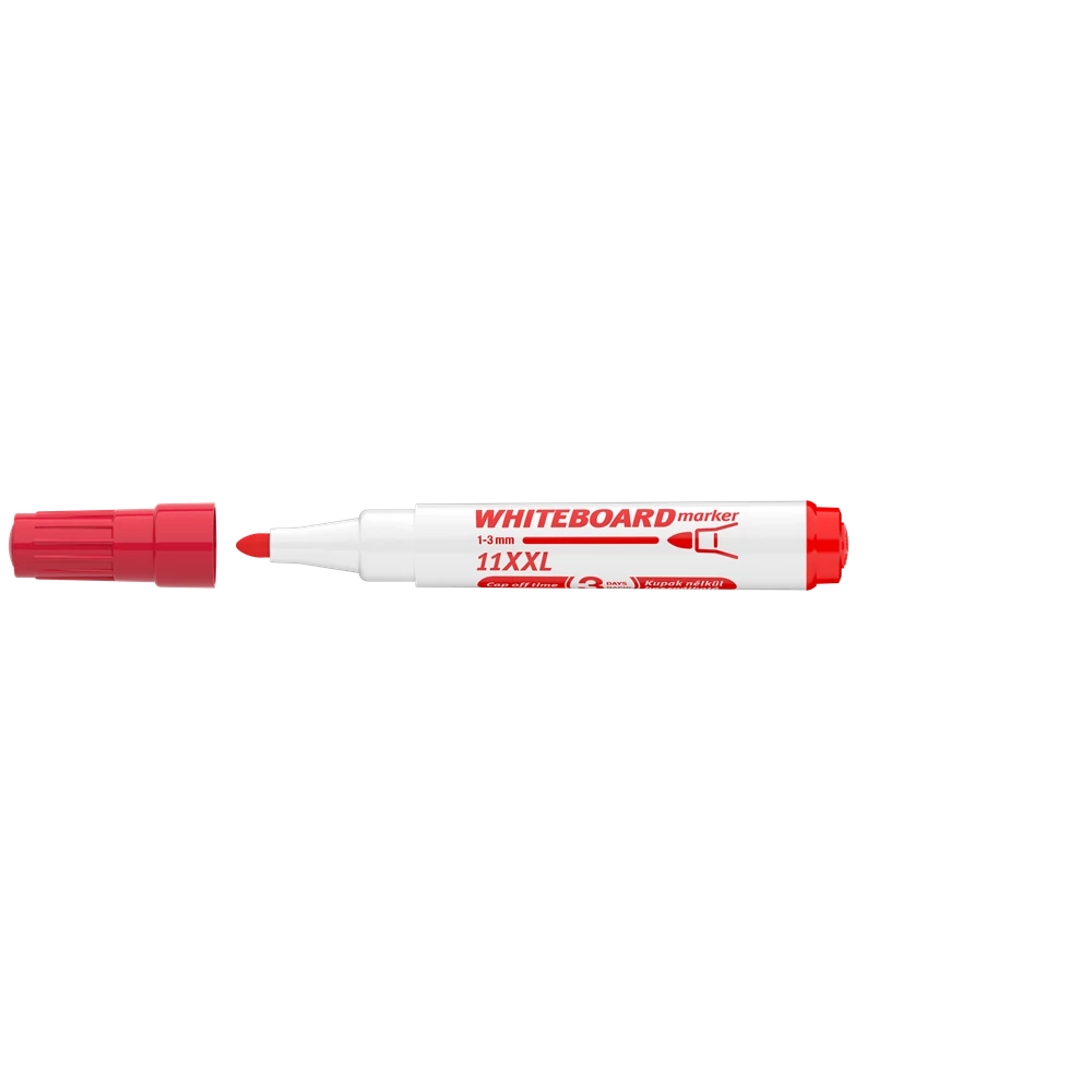 Táblamarker 3mm, kerek Ico 11XXL piros