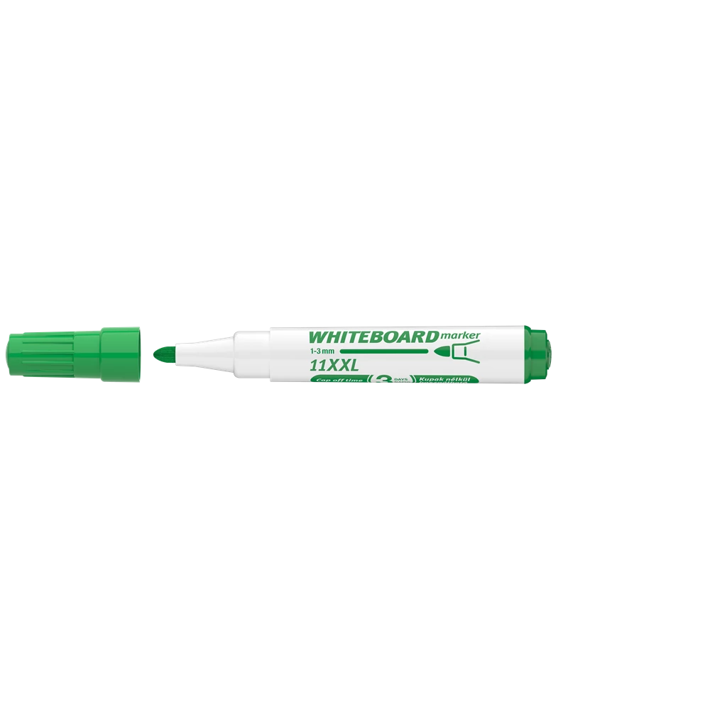 Táblamarker 3mm, kerek Ico 11XXL zöld