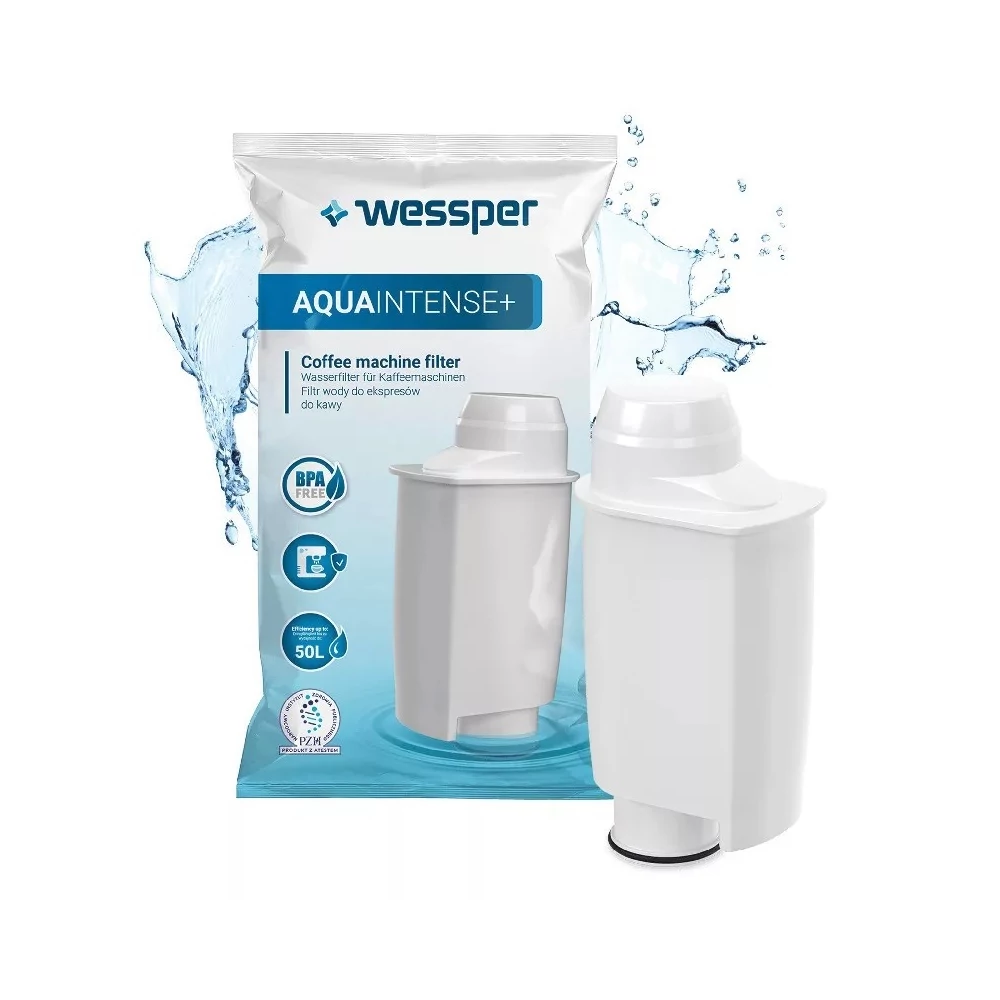 Vízlágyító szűrő AquaIntense+ CA6702 kávégépekhez Wessper