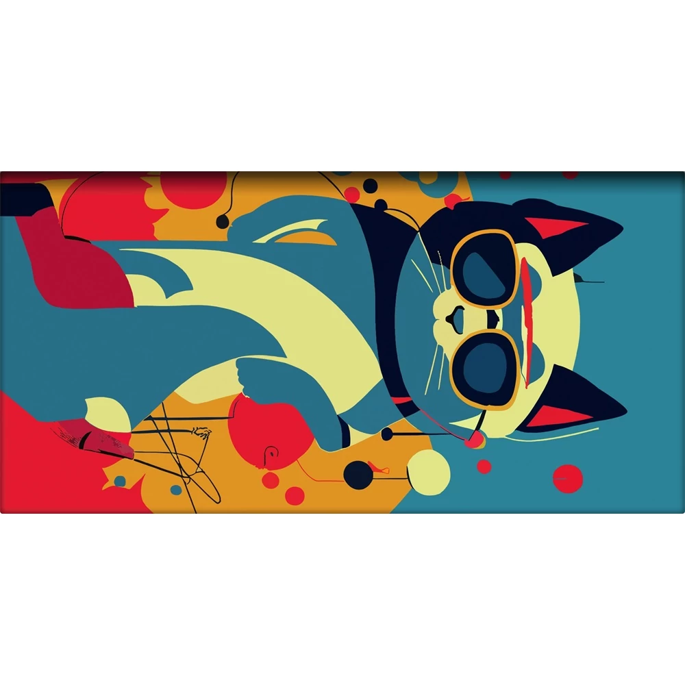 Zsebnaptár Colors fekvő heti, fehér lapokkal Astro Cat Dayliner 2026.