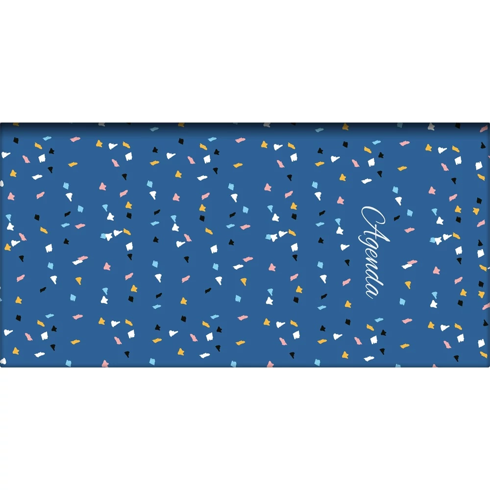 Zsebnaptár Colors fekvő heti, fehér lapokkal Sky Dayliner 2026.