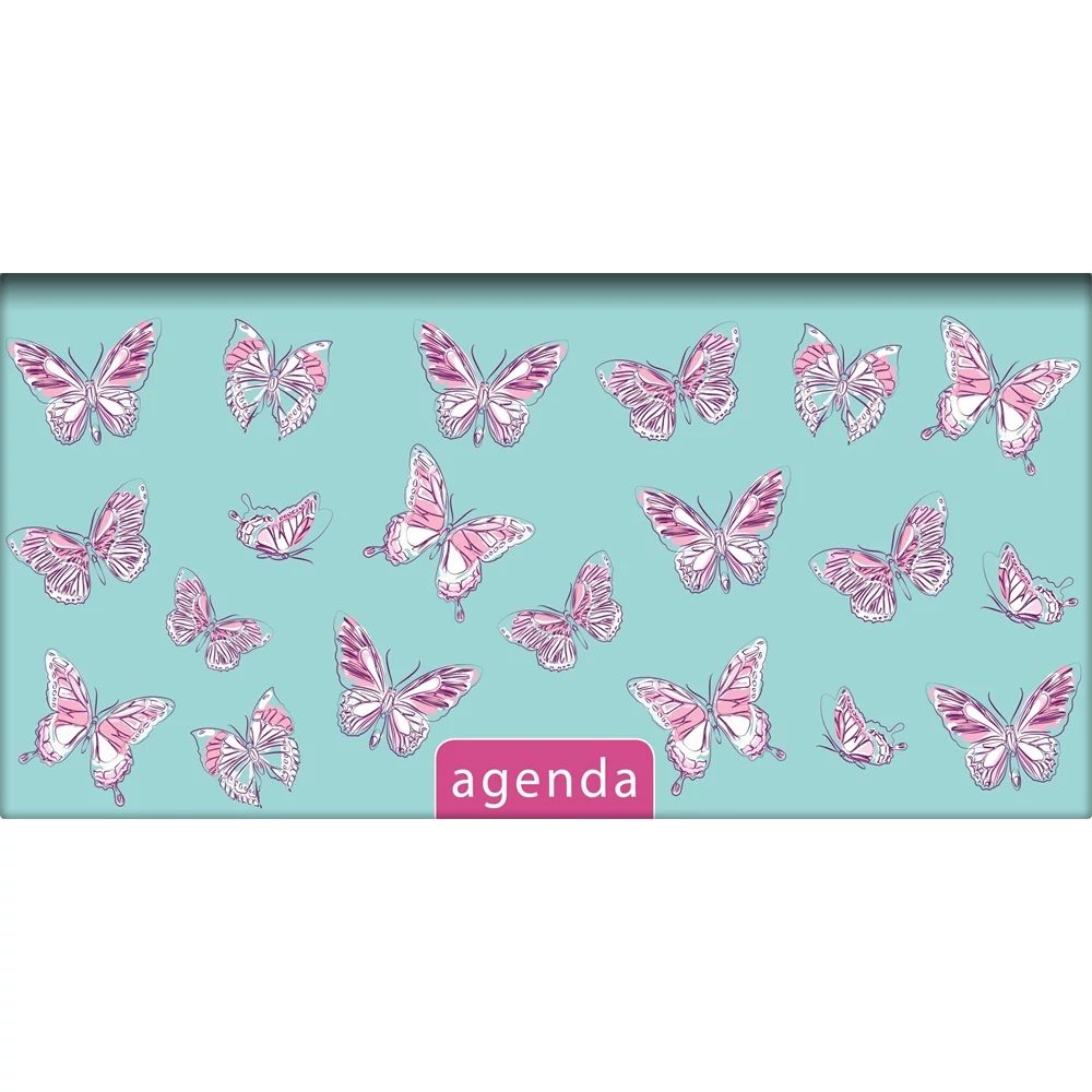 Zsebnaptár Colors fekvő heti, fehér lapokkal Summer Dayliner 2026.